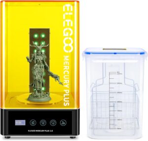 Elegoo Mercury Plus 2.0 – Estación de Lavado y Curado UV para Impresiones 3D de Resina